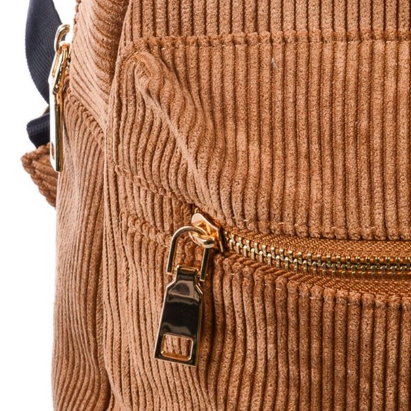 ❗️One  left❗️Corduroy Camel Backpack - Picture 5 of 6